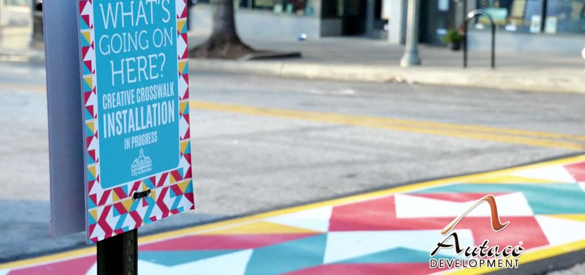 Creative Crosswalks Brighten Up Downtown Decatur